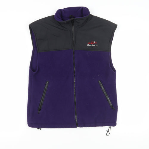 Contour Outdoor Purple S Unisex Fleece Waistcoat