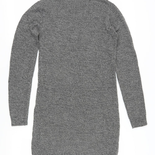 Brave Soul Women's Grey Jumper Dress S Casual