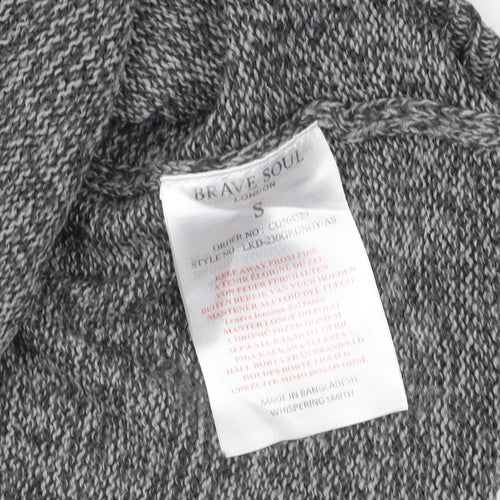 Brave Soul Women's Grey Jumper Dress S Casual