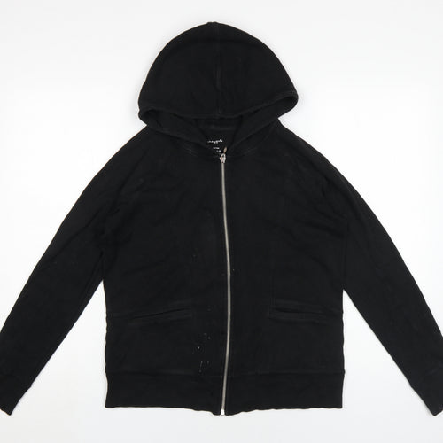 Pineapple Women's Black Full Zip Hoodie Size 14