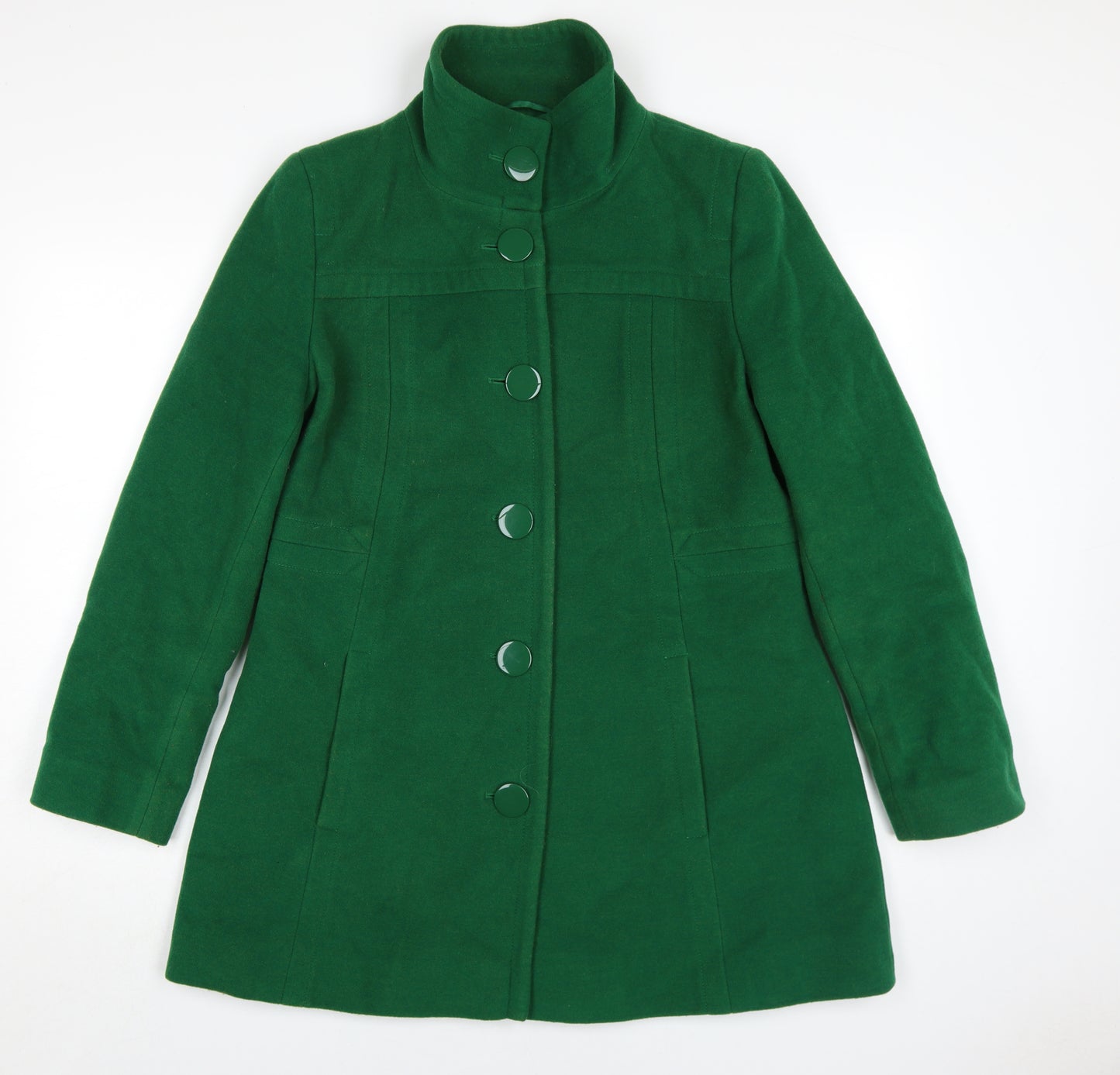 Hobbs Women's Green Military Jacket Coat Size 14