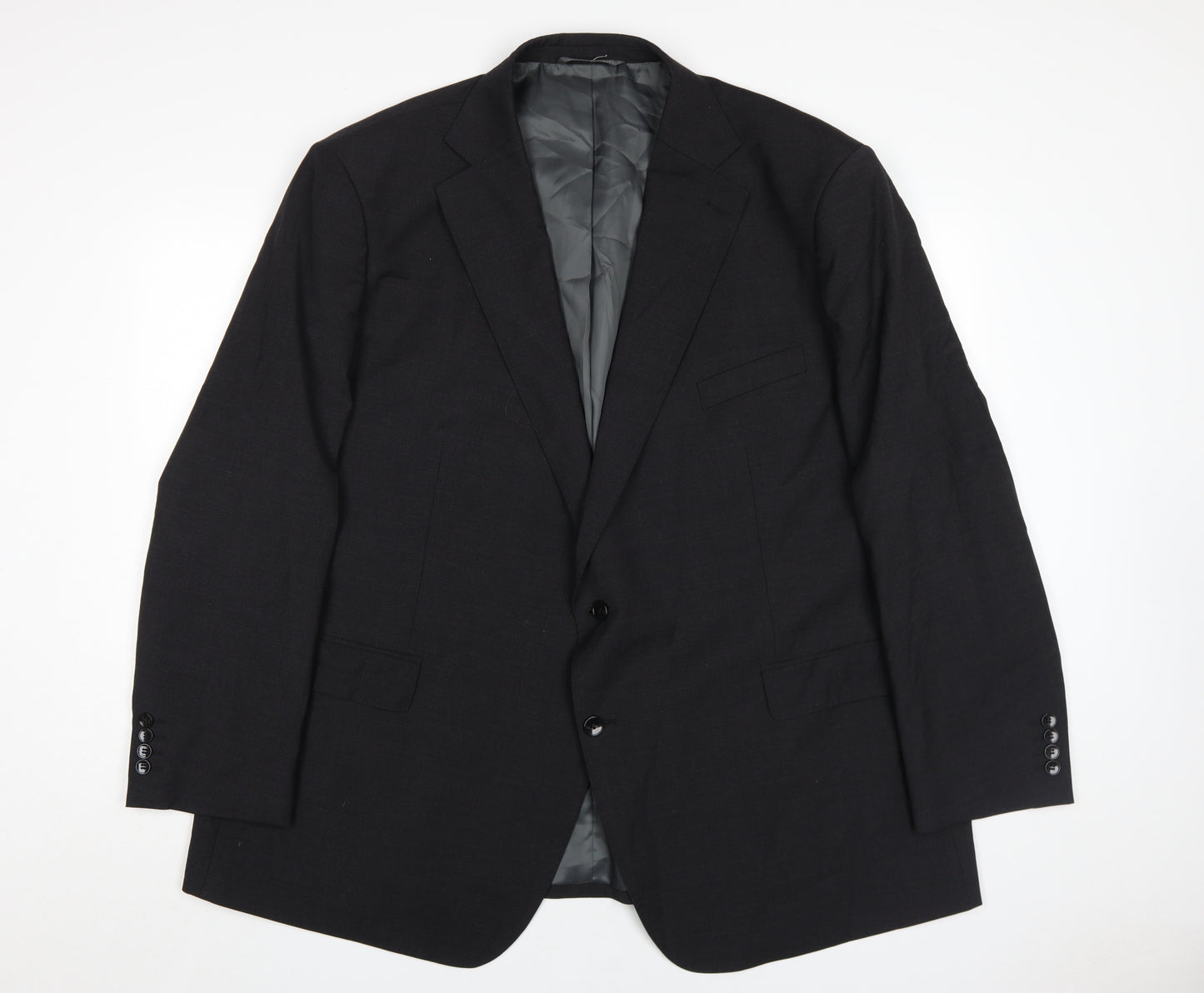 Moss 1851 Men's Black Blazer 54S Formal