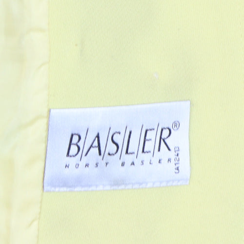 Basler Women's Yellow Regular Jacket Size 12 Excellent