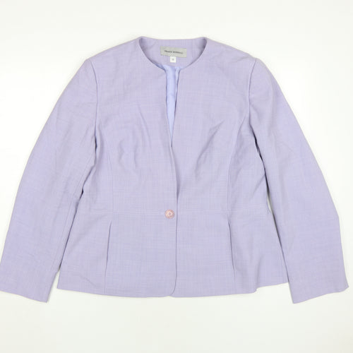 Amanda Marshall Women's Purple Blazer Size 16
