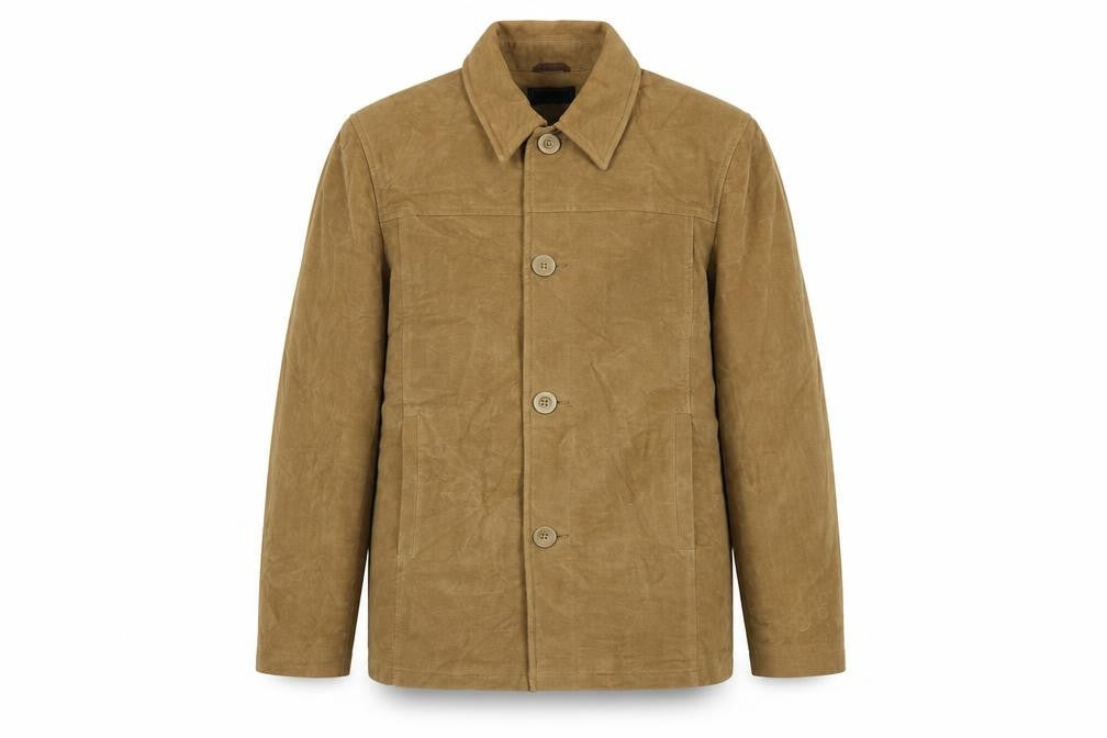 Blakes Men's Beige Cotton Blazer, Casual Autumn, Size M