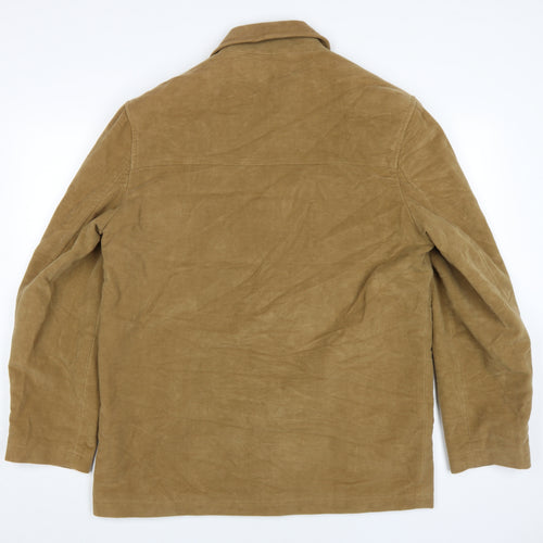 Blakes Men's Beige Cotton Blazer, Casual Autumn, Size M