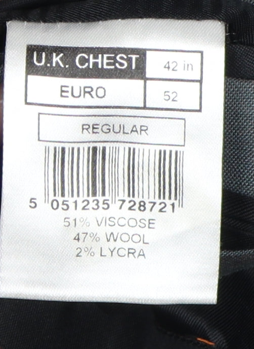 Ben Sherman Men's Grey Blazer - 42 Regular Fit