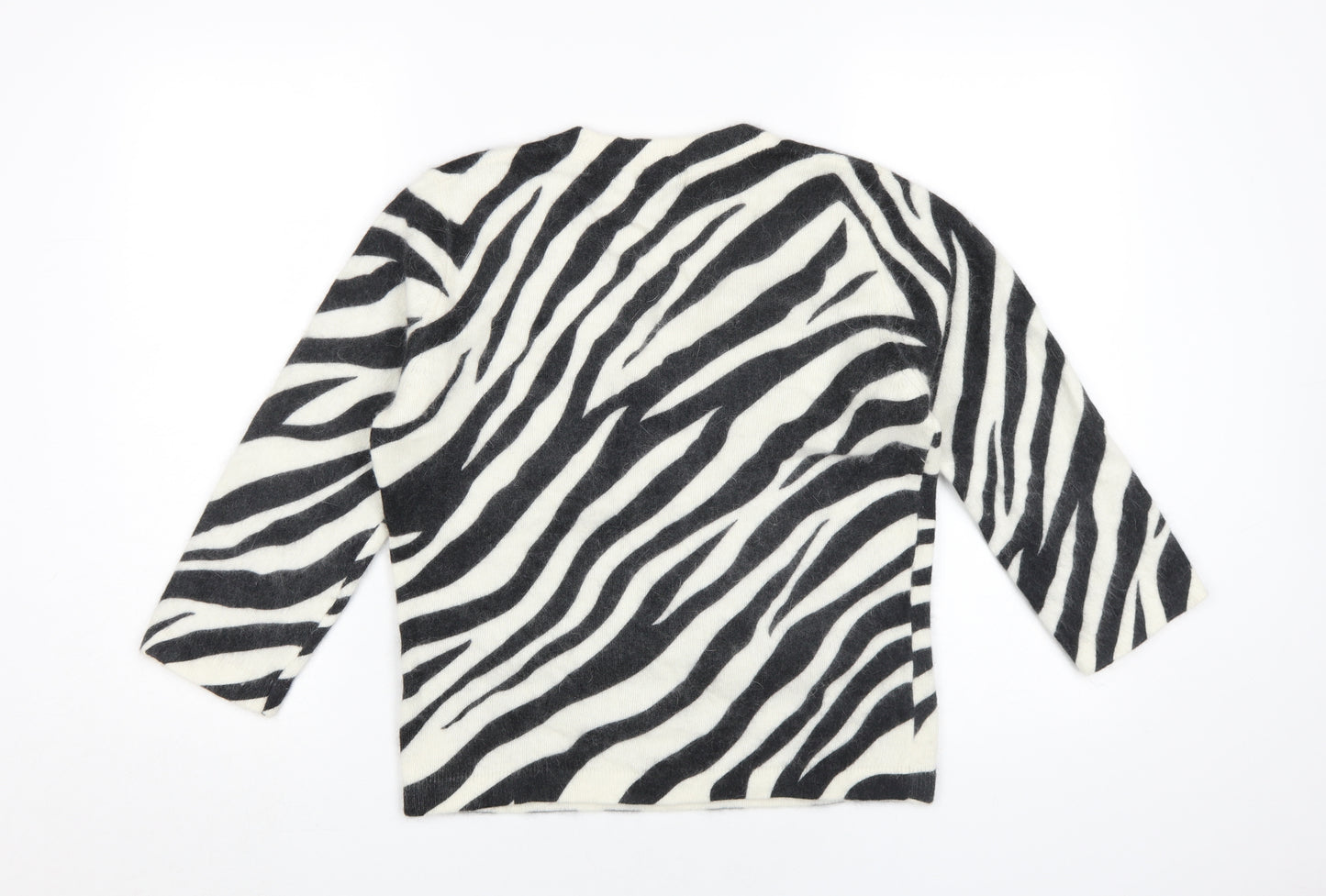 Kaliko Women’s Multicolour Zebra V-Neck Jumper