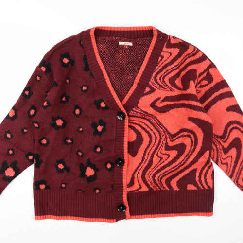 Joe Browns Women's Red Cardigan UK 18 V-Neck