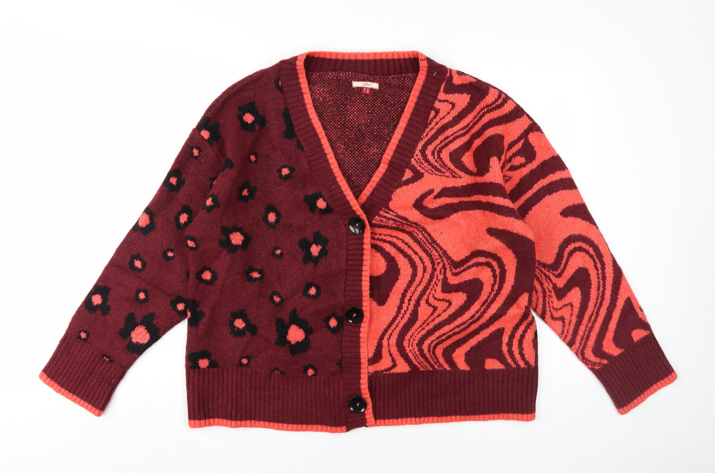 Joe Browns Women's Red Cardigan UK 18 V-Neck