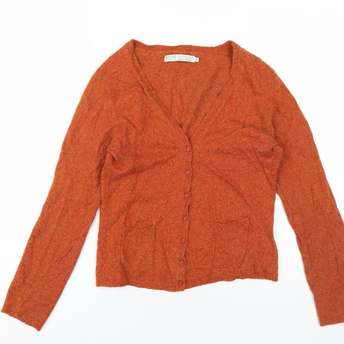 Seasalt Cornwall Women's Orange Cardigan Size 12