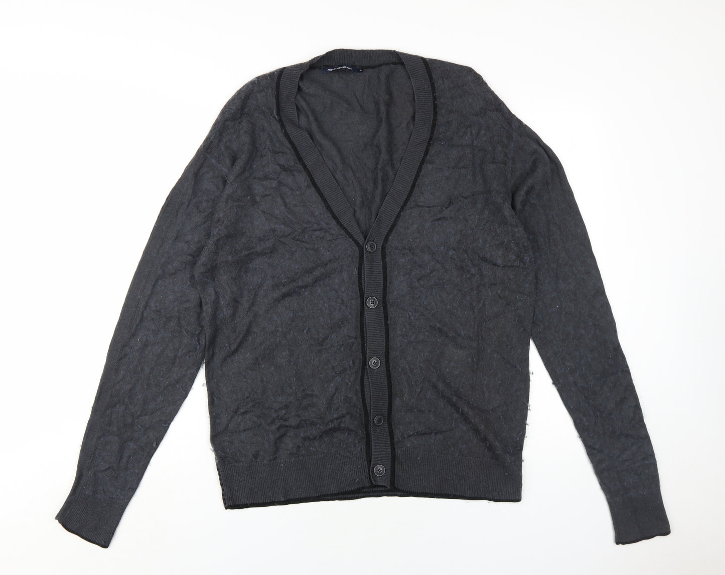 French Connection Black XL Men's Cardigan Jumper