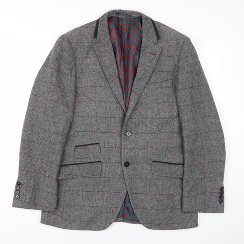 Broadstone Bros Men's Grey 40R Classic Blazer