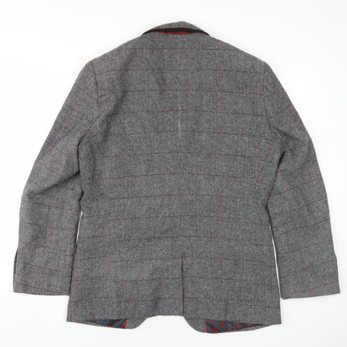 Broadstone Bros Men's Grey 40R Classic Blazer