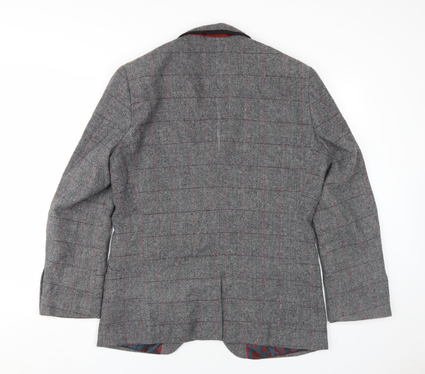 Broadstone Bros Men's Grey 40R Classic Blazer