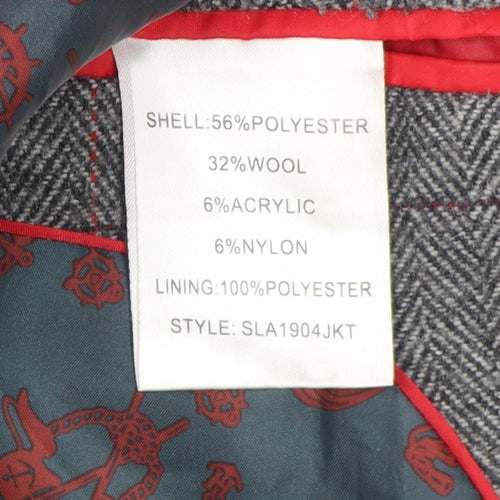 Broadstone Bros Men's Grey 40R Classic Blazer