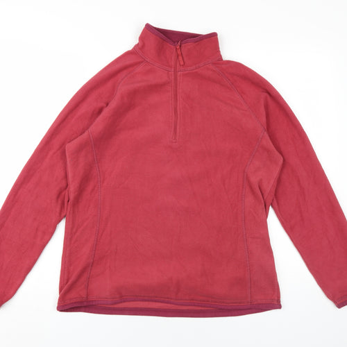 Mountain Warehouse Red Women's Size 14 Fleece Pullover