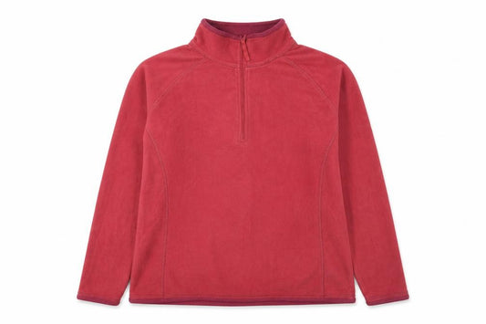 Front view of Mountain Warehouse Red Women's, size 14, Fleece Pullover