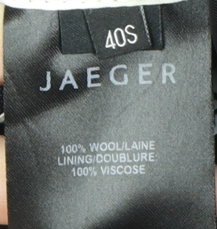 Jaeger Men's Black Blazer, Size 40S, Business-Ready