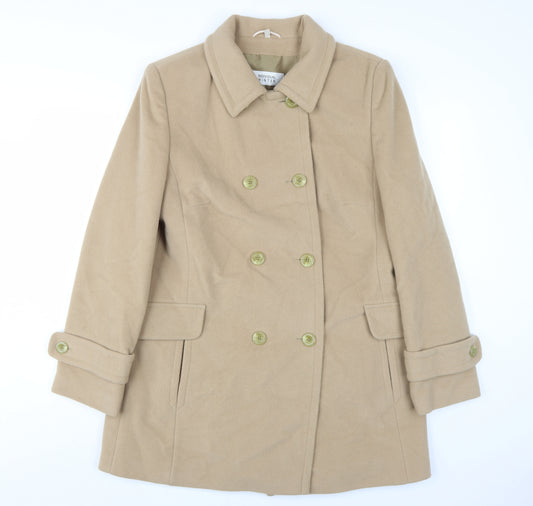 Individual Winter Women's Beige Pea Coat Size 16