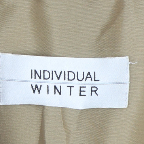 Individual Winter Women's Beige Pea Coat Size 16