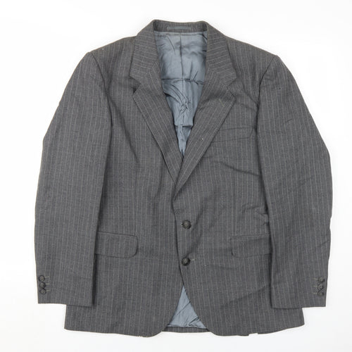 Pierre Cardin Grey Striped Blazer, Men's, Size 40S