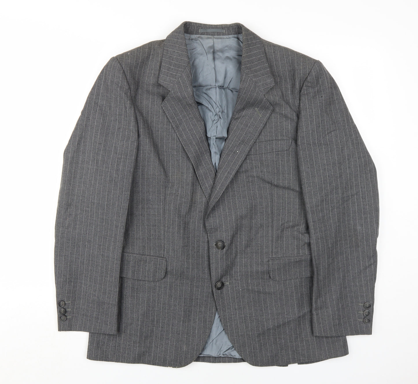 Pierre Cardin Grey Striped Blazer, Men's, Size 40S