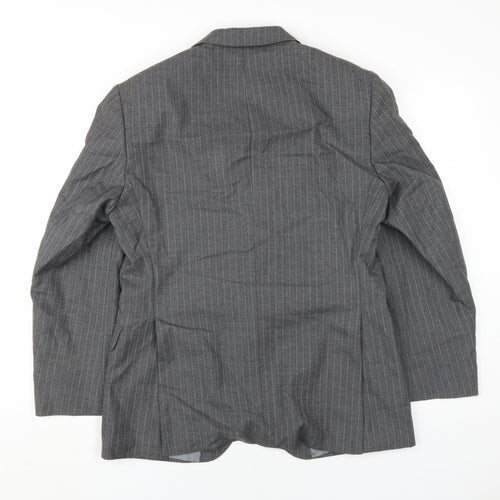 Pierre Cardin Grey Striped Blazer, Men's, Size 40S