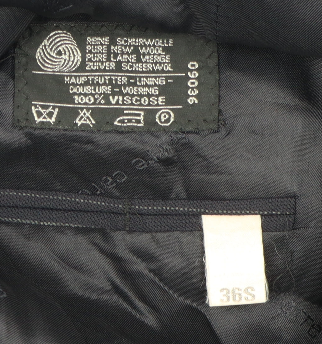 Pierre Cardin Men's Black Striped Blazer 36S