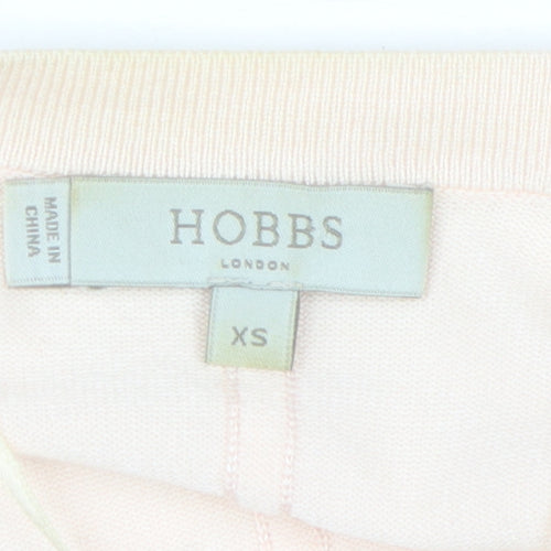 Hobbs Women's Ivory Cardigan XS Lightweight Knit