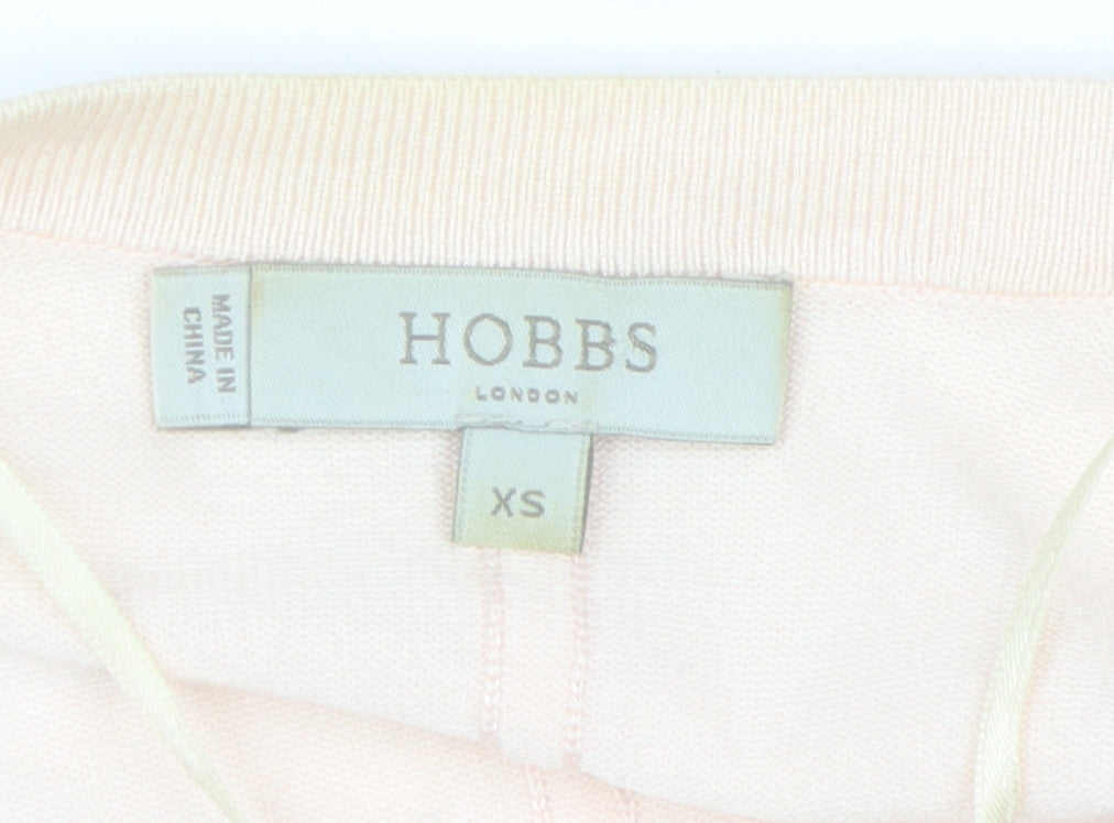 Hobbs Women's Ivory Cardigan XS Lightweight Knit