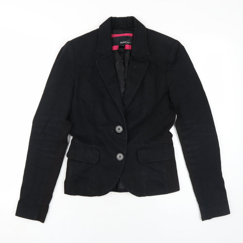 Mango Women's Black Suit Jacket, Size 6, Two-Button