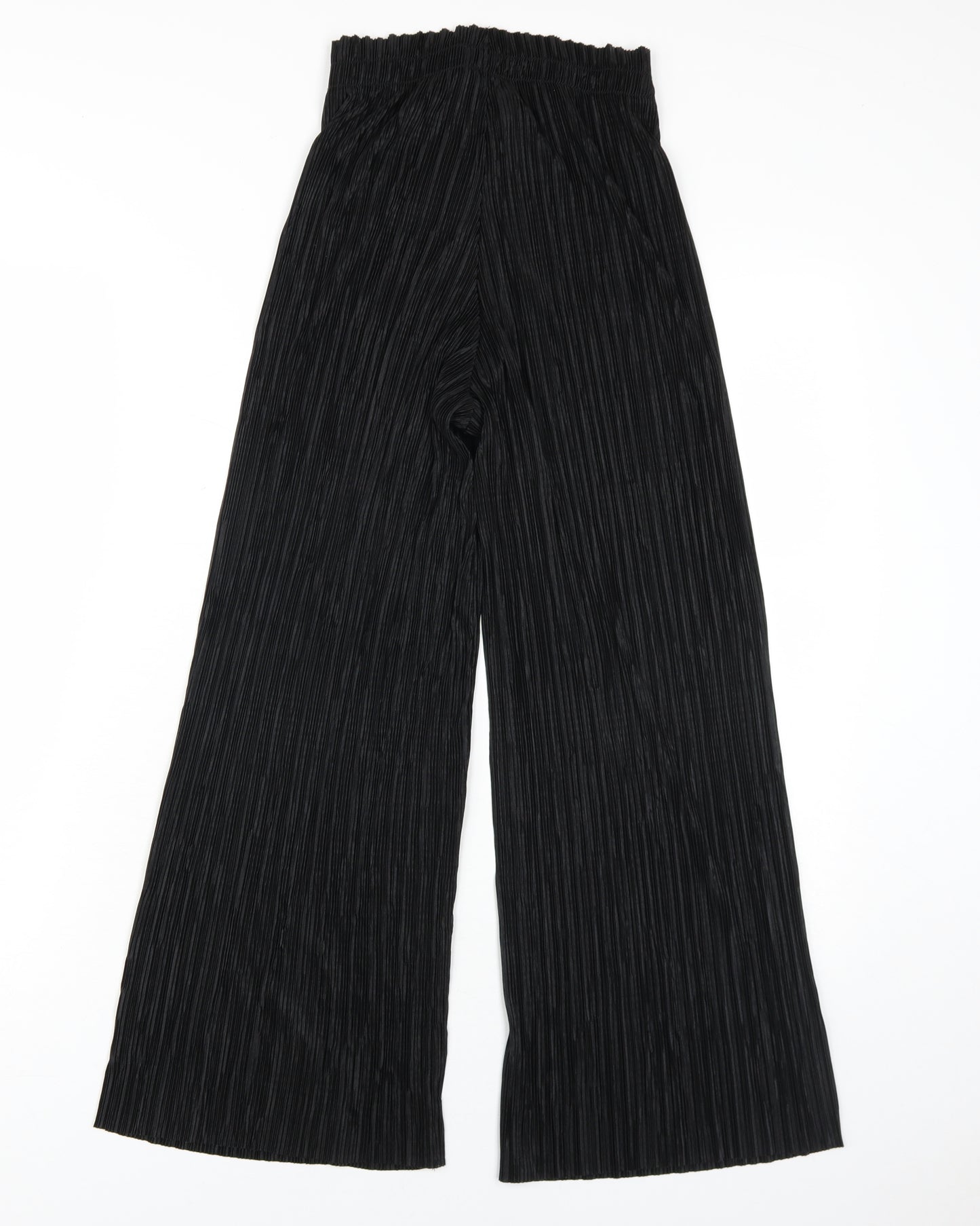 Zara Women's Black Wide-Leg Trousers Size S