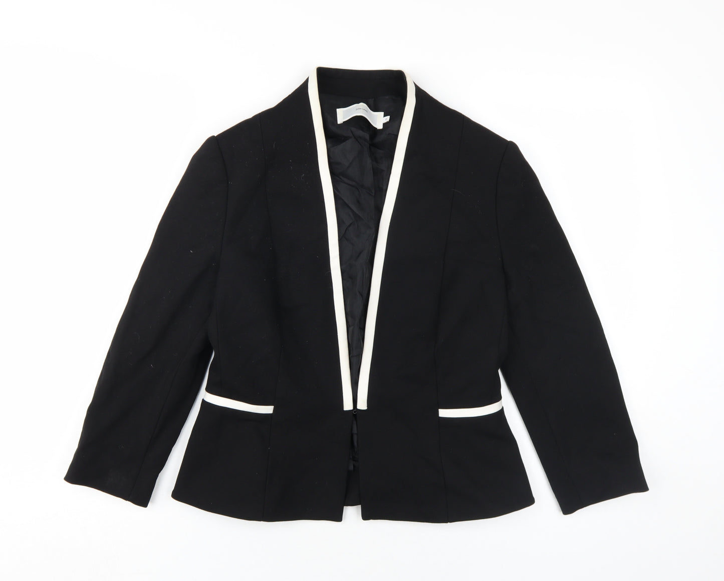 John Lewis Women's Black Blazer, Size 10, Lined, Workwear