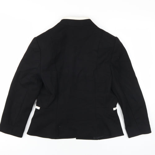 John Lewis Women's Black Blazer, Size 10, Lined, Workwear