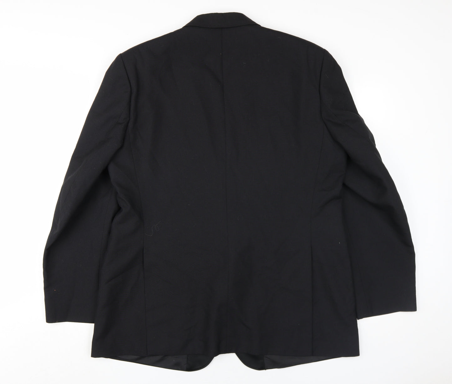 Dunn & Co Men's Black Blazer 46R Polyester Wool