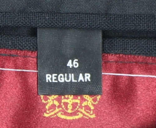 Dunn & Co Men's Black Blazer 46R Polyester Wool