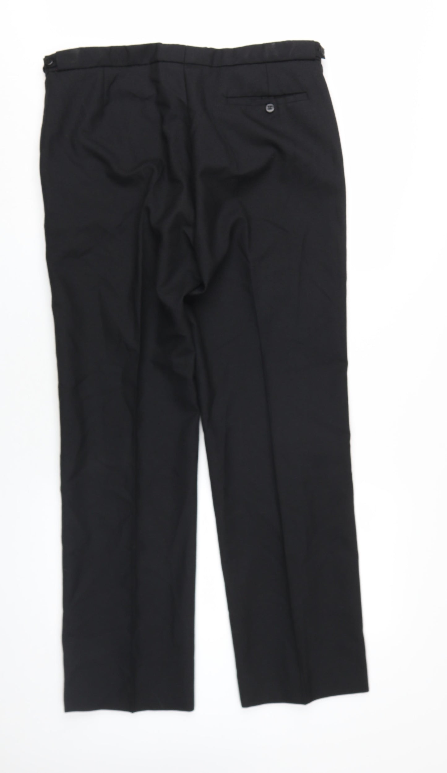 Dunn & Co Men's Black Suit Trousers, Size 38