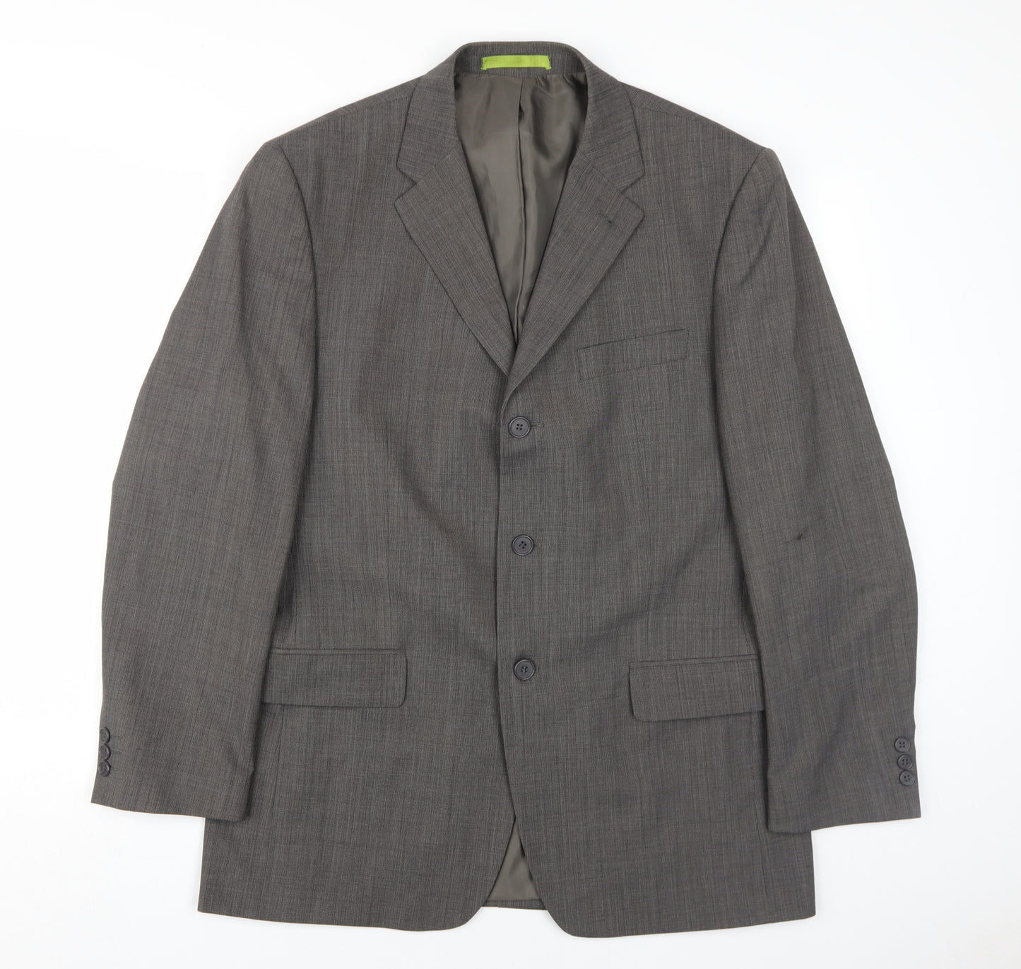 Burton Men's Grey Blazer, Size 40, Regular Fit