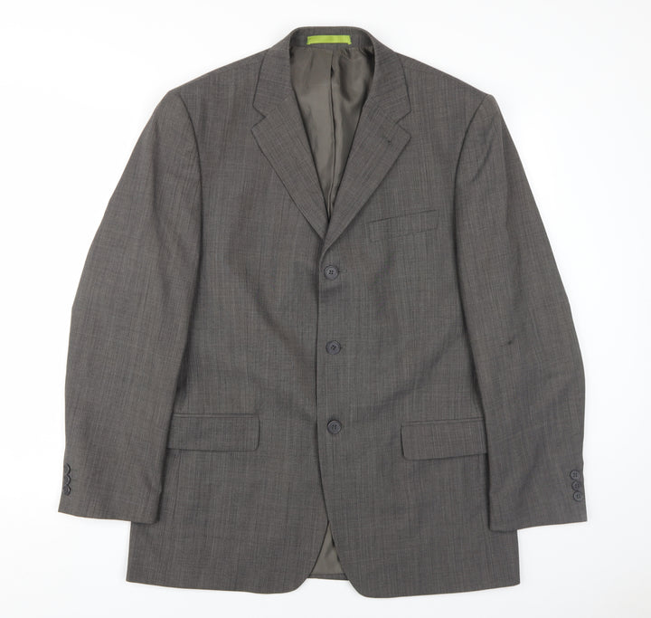 Burton Men's Grey Blazer, Size 40, Regular Fit