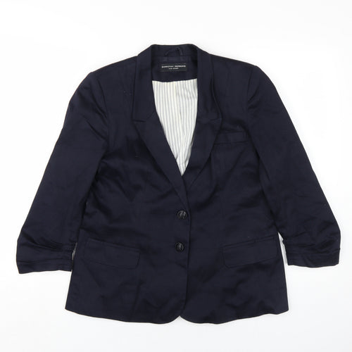 Dorothy Perkins Women's Blue Blazer Size 14 Business
