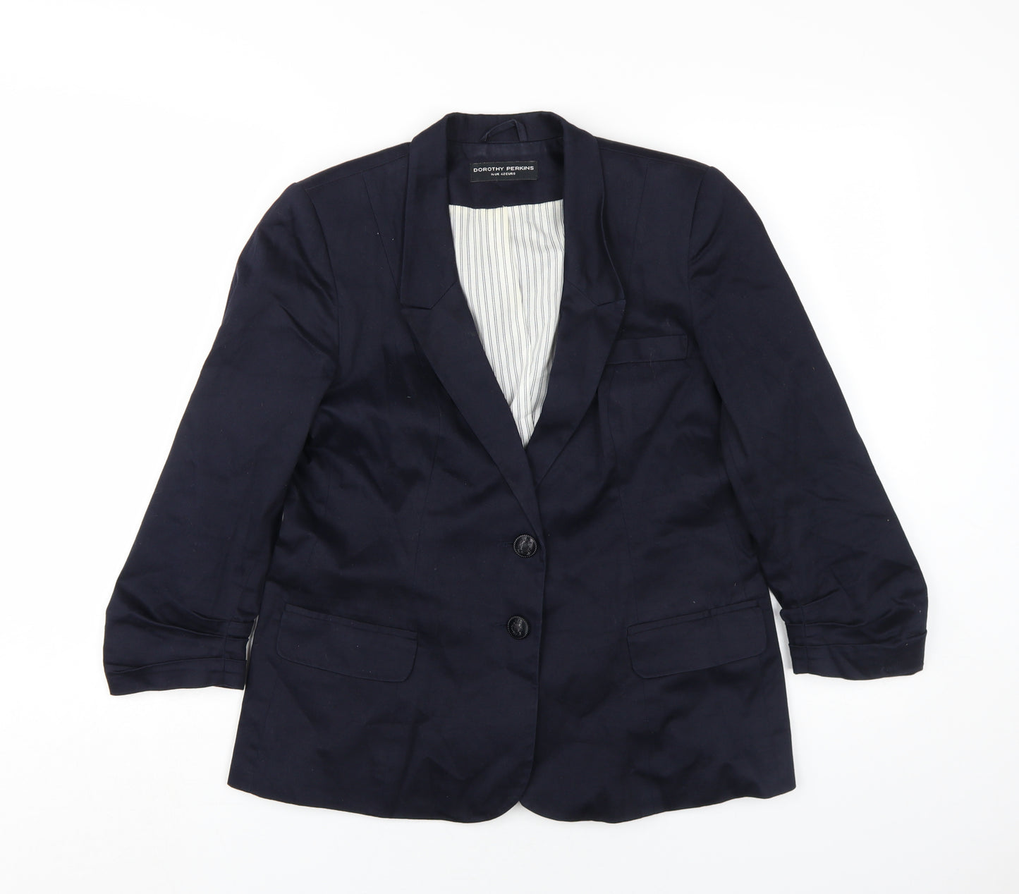 Dorothy Perkins Women's Blue Blazer Size 14 Business