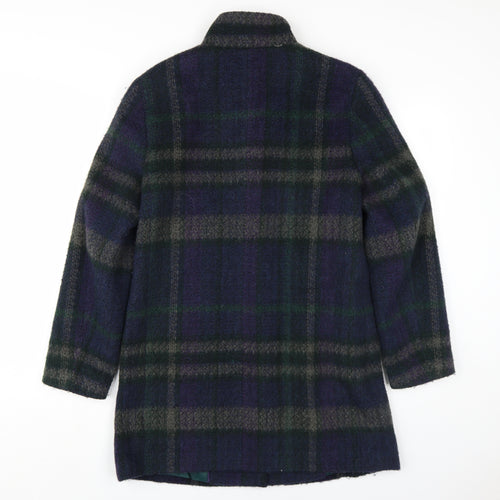 Marks and Spencer Women's Multicoloured Plaid Coat