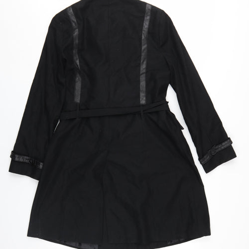 Per Una Women's Black Trench Coat, Size 12