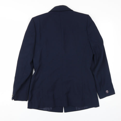 Marks and Spencer Women's Blue Blazer, Size 10, Petite Fit