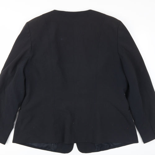 Debenhams Women's Black Blazer Size 18 - Classic Business Wear