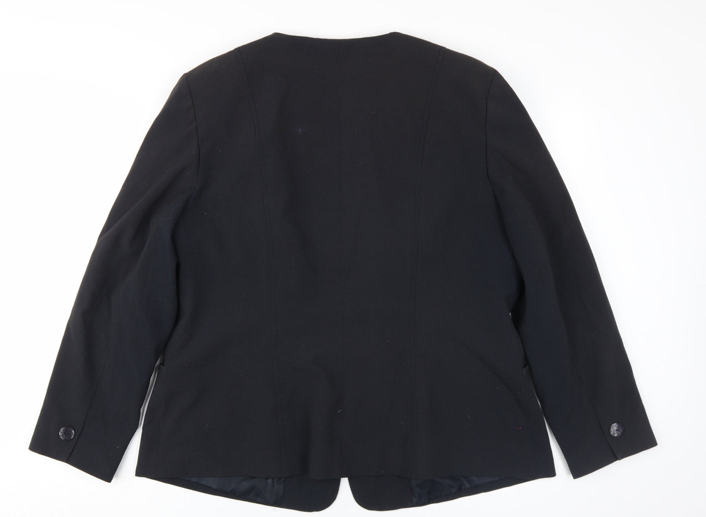 Debenhams Women's Black Blazer Size 18 - Classic Business Wear