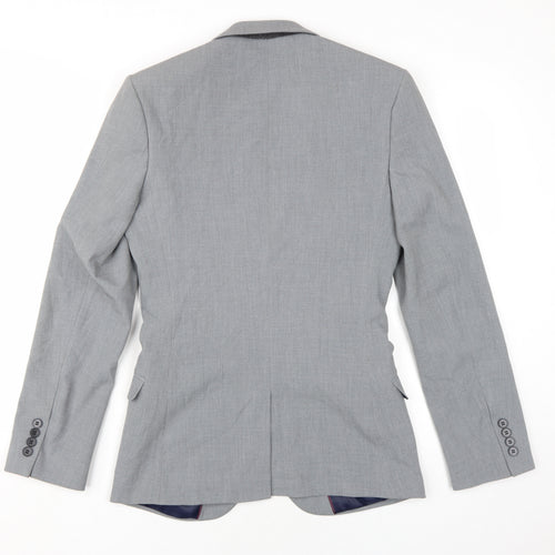 ASOS Men's Grey Blazer Regular Fit Size 36R