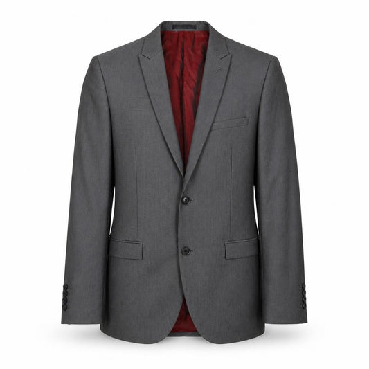 Front view of Next Men's Grey Blazer, size 38R, Formal Business Wear