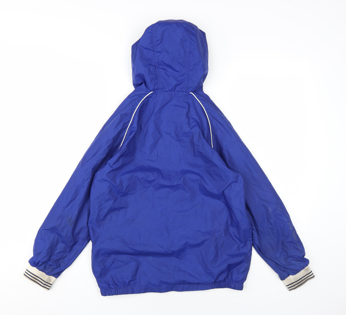 Marks and Spencer Boys Blue Hooded Windbreaker Jacket 11-12 Years